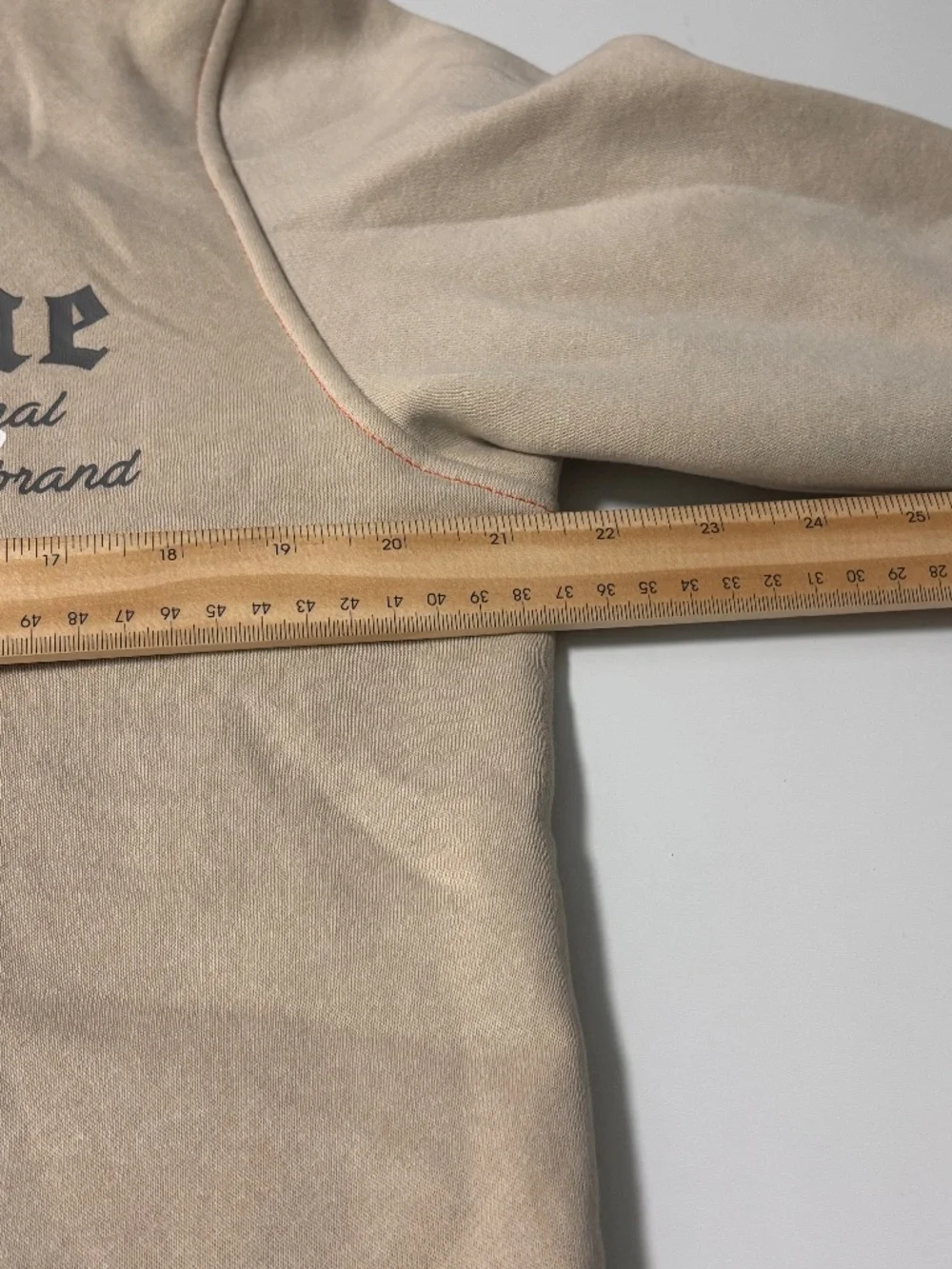 Mens True Religion Tan and Orange Zip Up Hoodie